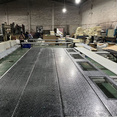 Дверь гаража оптовой алюминиевой современной виллы Tesia стальная секционная