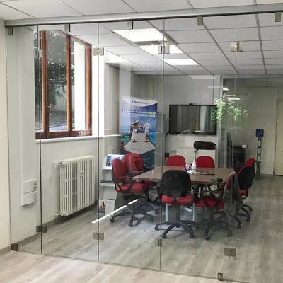 Внутренняя Frameless складывая стеклянная дверь, комната Солнца балкона сползая Bifold дверь