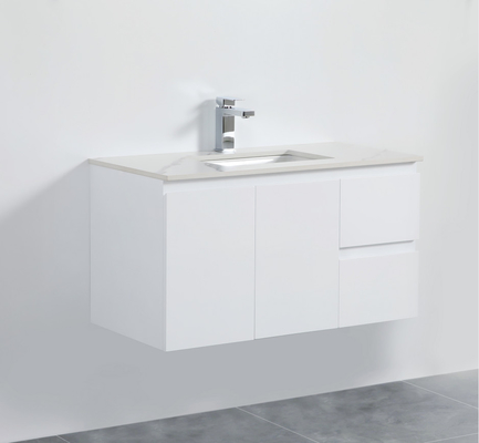 Шкаф Bathroom PVC гостиницы, стена современного стиля водоустойчивая установил тщету