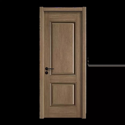 Межкомнатная дверь комнаты меламина панели MDF прокатанная Teak деревянная для квартиры