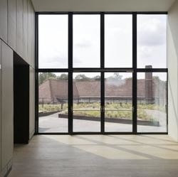 Американский стиль панорамное Windows и двери закалили стеклянное алюминиевое фиксированное панорамное окно