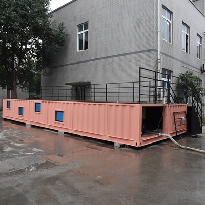 Размер 40FT и бассейн контейнера цвета подгонянные Prefab стальным материалом с электрической и выступая за системой