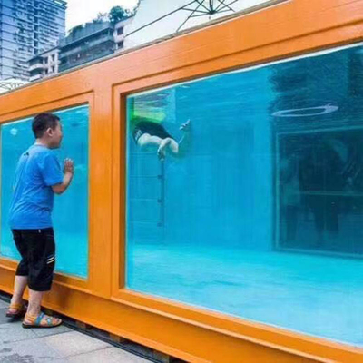 Наружная стальная конструкция рама 20FT 40FT сборный контейнер бассейн
