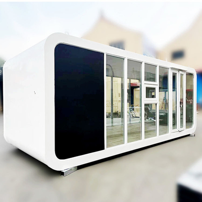 Luxury White Space Capsule Steel Prefab Home Apple Cabin Контейнерный дом для кемпинга
