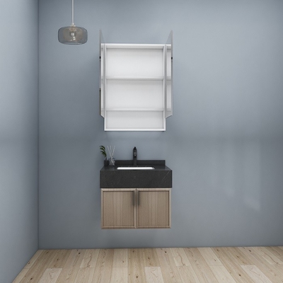 СИД осветило подгонянную тщету доски частицы шкафов Bathroom 16mm