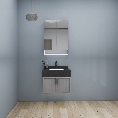 СИД осветило подгонянную тщету доски частицы шкафов Bathroom 16mm