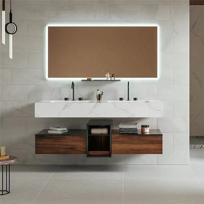 Тщета держателя стены изготовленного на заказ шкафа зеркала Bathroom СИД водоустойчивого водоустойчивая современная