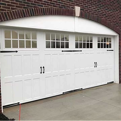 Дверь гаража PVC квартиры Frameless чугунная с зеркалом