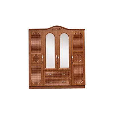 Шкаф 2 3 доски MDF цвета текстуры PVC Multi кухонный шкаф 4 дверей с зеркалом