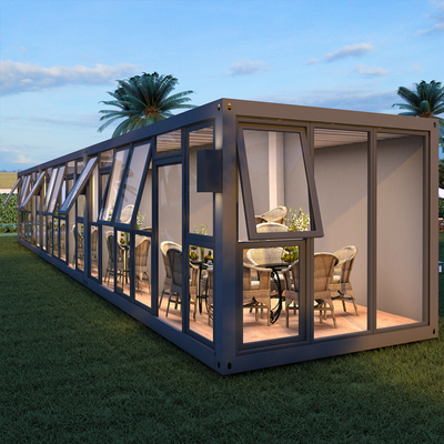 Кабина контейнера для перевозок дома 20ft контейнера автопарка передвижная Prefab