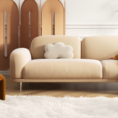 Мебель софы комнаты прожития Seater фланели 3 квартиры секционная простая современная