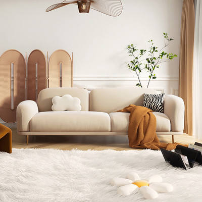 Мебель софы комнаты прожития Seater фланели 3 квартиры секционная простая современная