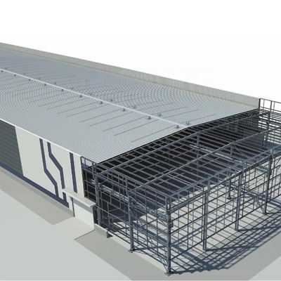 металл склада стальной структуры 1500sqm строя 25m*80m*9m