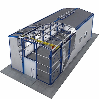 Легкий соберите склад металла ветра мастерской стальной структуры устойчивый Prefab
