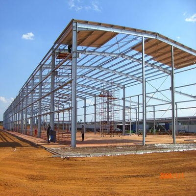 Здание металла конструкции мастерской Q235B Q345B стальной структуры Prefabrication