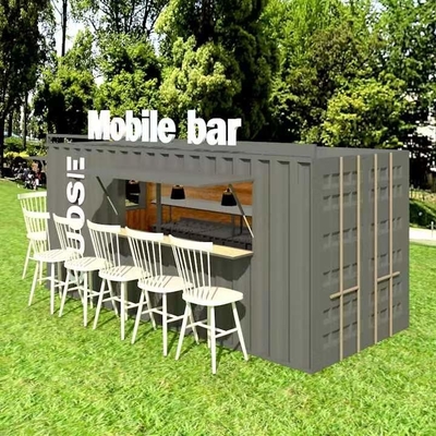 Гальванизированная стальная Prefab кофейня контейнера для перевозок портативной машинки дома 20ft контейнера