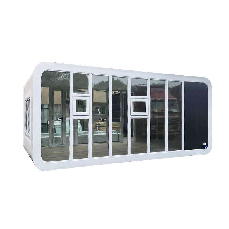 Luxury White Space Capsule Steel Prefab Home Apple Cabin Контейнерный дом для кемпинга