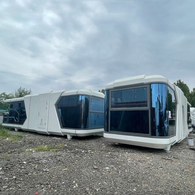 Горячая продажа Меблированные домики Вилла Дом 40FT Контейнерный дом Белый кабинетный подъемник