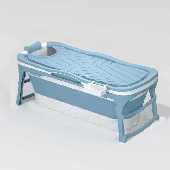 ванны пинка 1.18M ванна голубой Freestanding пластиковой пластиковая складывая для взрослых