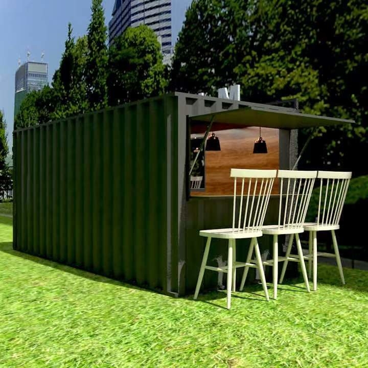 Гальванизированная стальная Prefab кофейня контейнера для перевозок портативной машинки дома 20ft контейнера