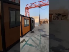 Дом контейнера рамки грузя офиса современной роскошной виллы домашний передвижной полуфабрикат расширяемый