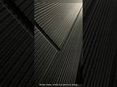 Дизайн нержавеющей стали главных ворот квартиры славный с одиночной дверью стеклянного утюга